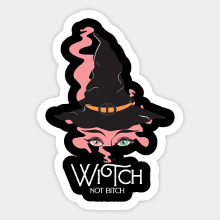 Witch not Bitch Sticker